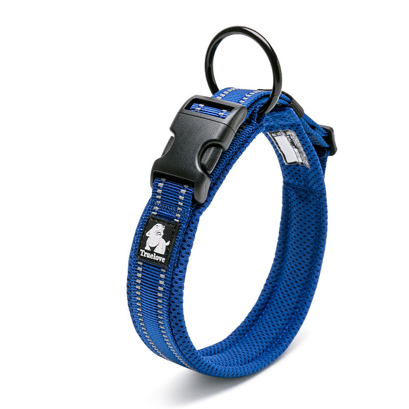 Milipet Reflective Padded Dog Collar - Breathable Mesh Comfort