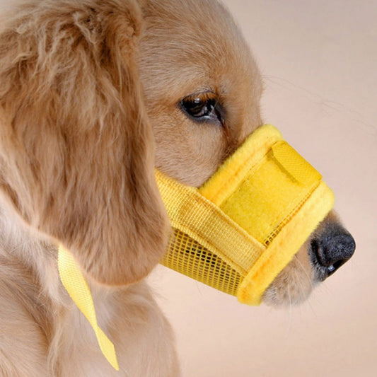 🐕 Adjustable Pet Mask – Comfortable No-Bite Muzzle for Dogs & Cats 🐶🐱