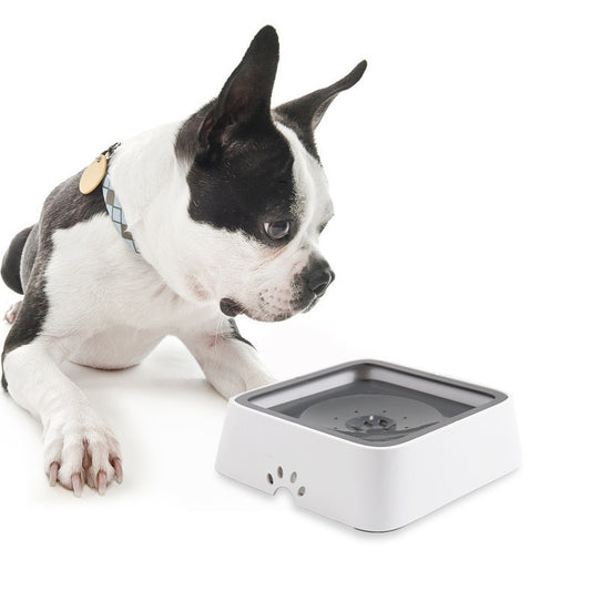 💧 2L Cat & Dog Water Basin with Floating Bowl – Anti-Overflow Slow Water Inlet Distributor 🐶🐱