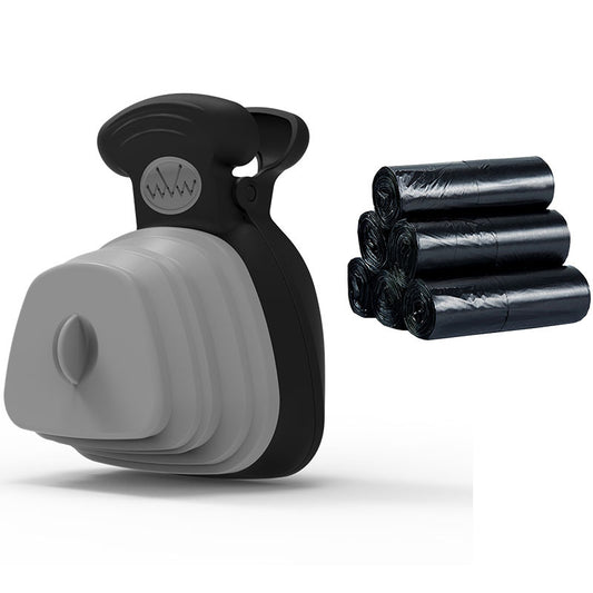 💩 Pet Dog Poop Bag Dispenser with Foldable Poop Scoop – Travel Cleaning Tool 🐶