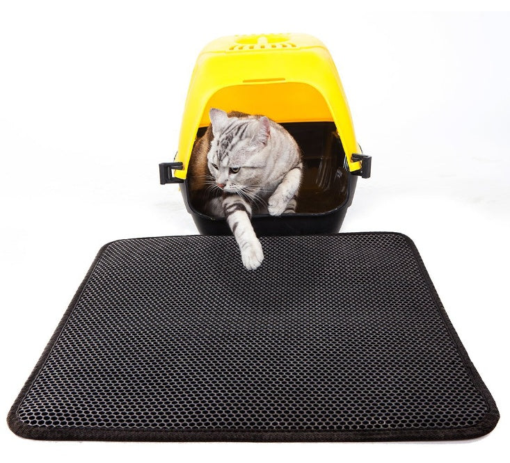 Milipet Double-Layer Cat Litter Mat - Waterproof Honeycomb Design