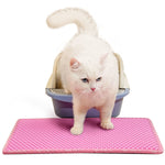 Double Layer Rice Shaped Cat Litter Pad