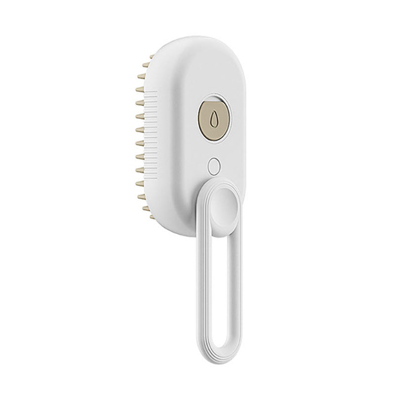 🐾 3-in-1 Electric Steam Pet Brush – Cat & Dog Hair Removal, Massage & Grooming Comb 🐶🐱