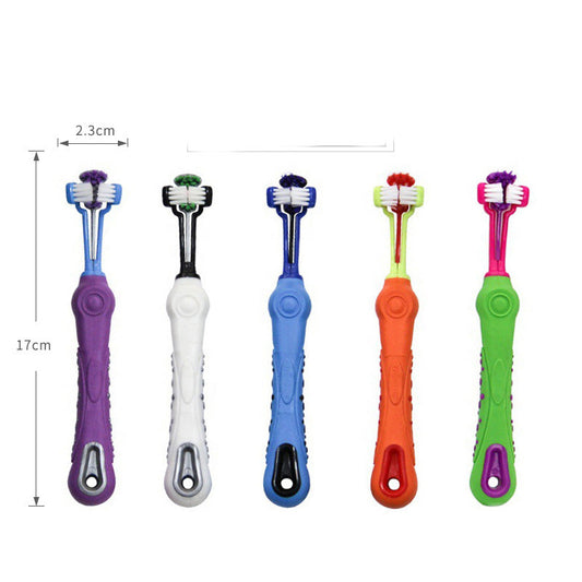 🦷 Pet Dental Supplies – Finger Toothbrush & Double-Headed Toothbrush for Dogs & Cats 🐶🐱