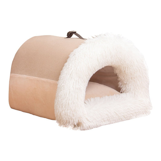 Milipet Portable Plush Pet Nest - Moisture-Proof Warm Indoor Bed