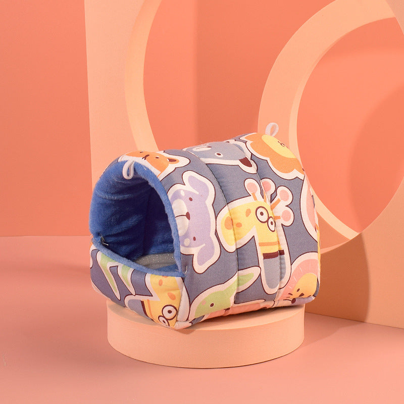 Milipet Plush Hamster Nest - Soft Crystal Velvet Small Animal Bed