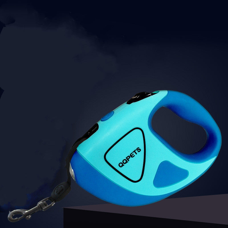 ✨ Retractable LED Dog Leash – Night Safe Pet Fiber Rope with 360° No-Tangle Design 🐾