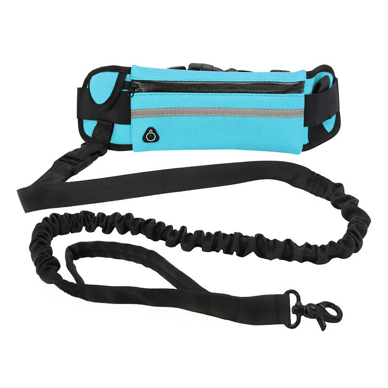 🏃 Hands-Free Dog Leash – Training Belt with Bungee Leash, Phone Pocket & Bottle Holder 🐶