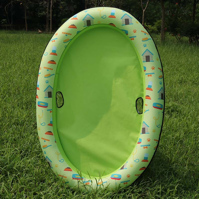 🏖️ Dog Swimming Pool – Inflatable Hammock & Floating Bed for Pets 🐶🐱