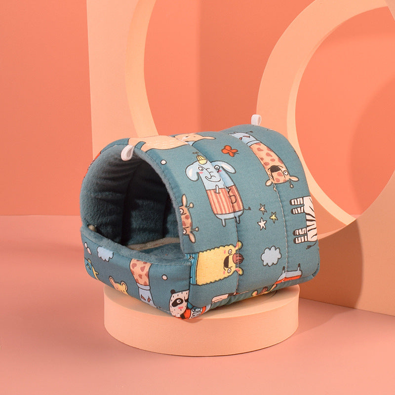 Milipet Plush Hamster Nest - Soft Crystal Velvet Small Animal Bed