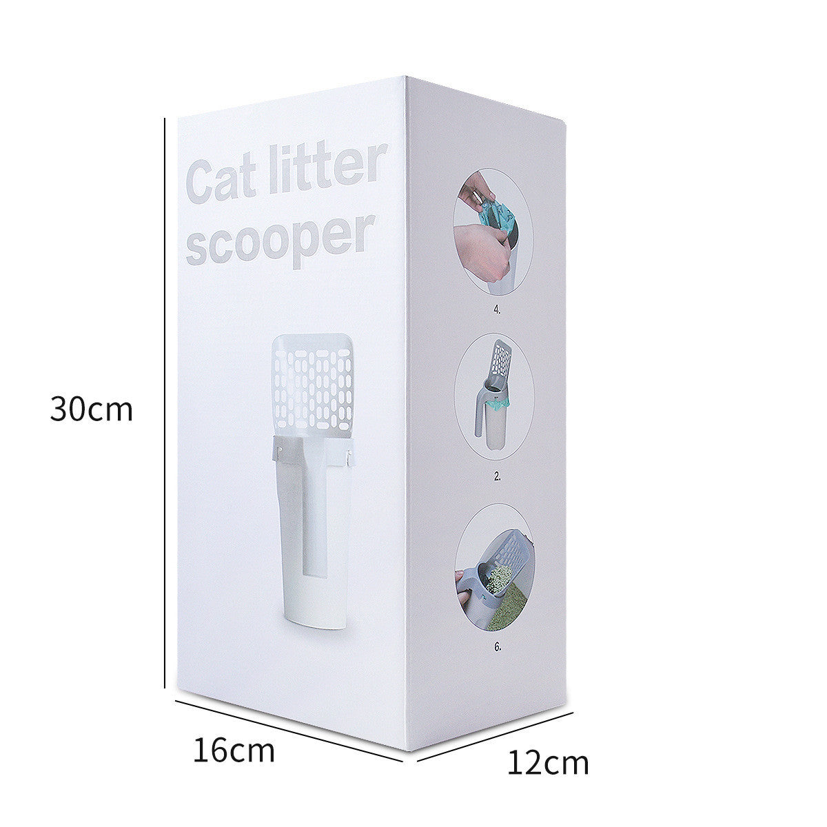 🐱 Plastic Cat Litter Scoop – Durable Hollow Sand Waste Shovel Cleaning Tool 🐾