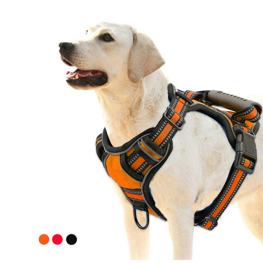 🐶 No-Pull Dog Harness – Breathable Reflective Pet Vest for Dogs 🐾