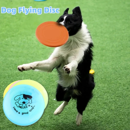 🛸 Silicone Flying Saucer – Interactive Dog & Cat Toy for Fetch, Chew & Training 🐶🐱