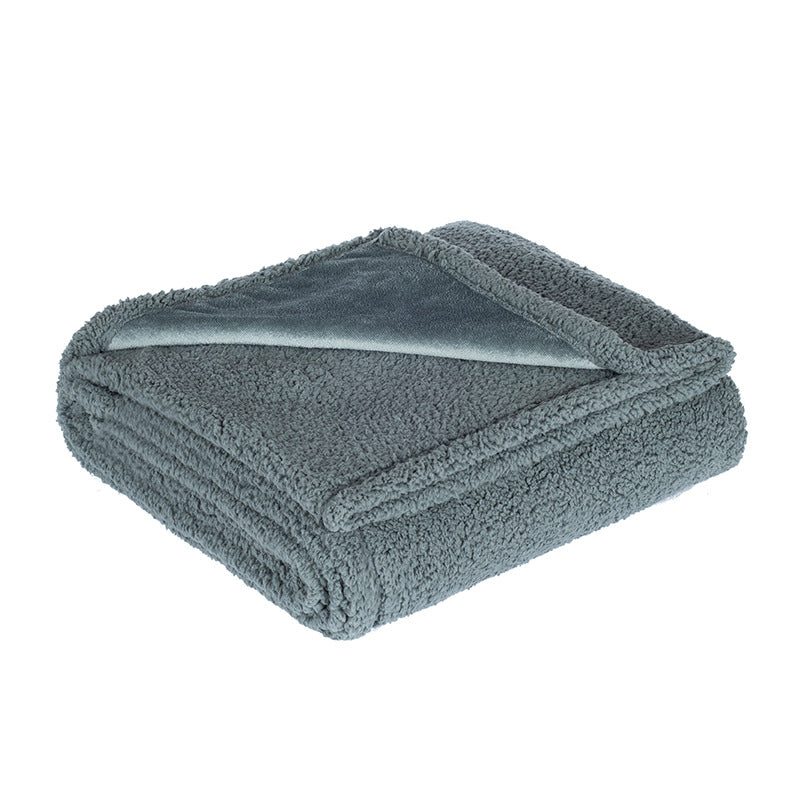 Milipet Waterproof Sherpa Blanket - Reversible Flannel Pet Throw