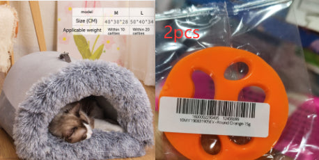 Milipet Portable Plush Pet Nest - Moisture-Proof Warm Indoor Bed