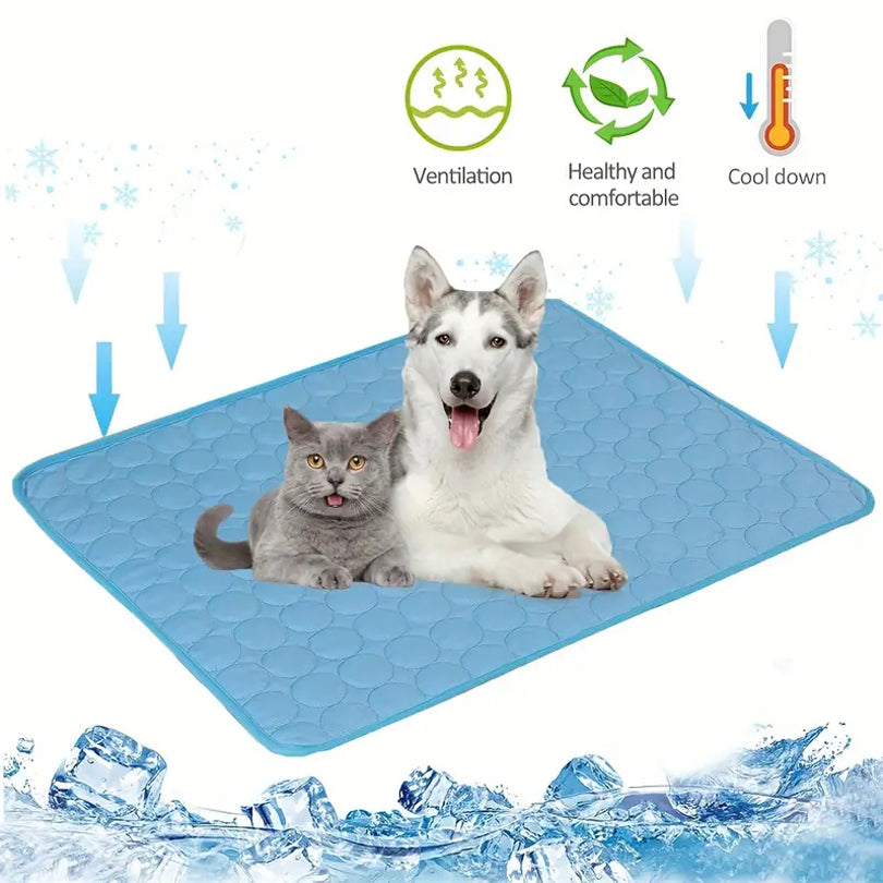 Milipet Pet Cooling Mat - Breathable Ice Silk Technology
