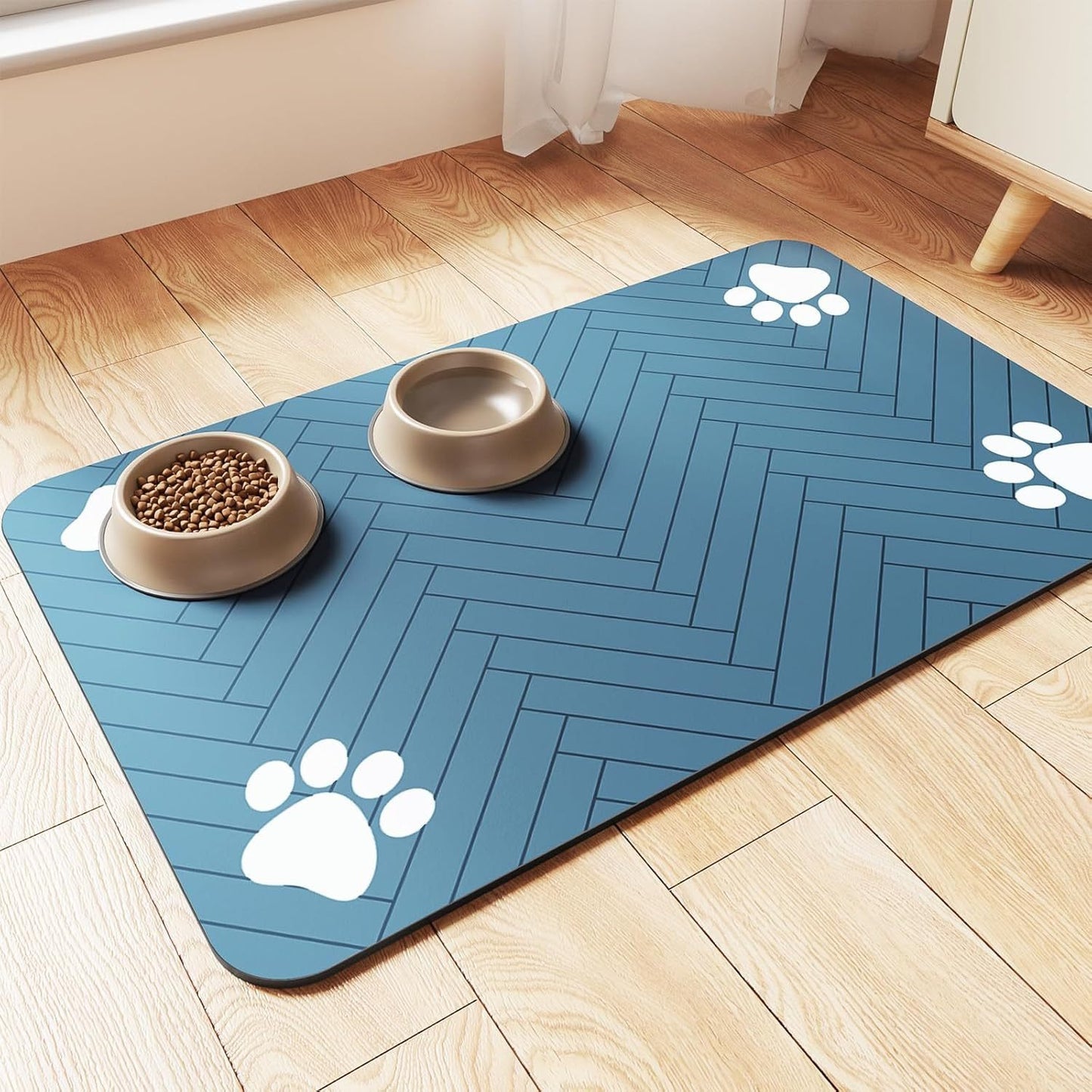 Milipet Diatomite Pet Feeding Mat - Absorbent Quick-Dry Surface