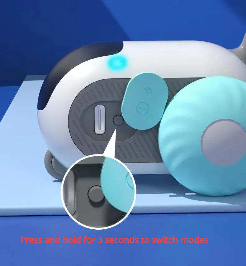 🚗 Smart Cat Car Toy – USB Rechargeable Interactive Toy for Cats & Small Dogs 🐱🐶
