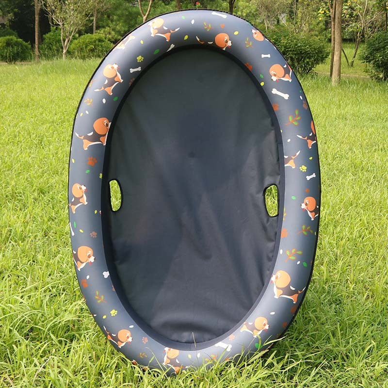 🏖️ Dog Swimming Pool – Inflatable Hammock & Floating Bed for Pets 🐶🐱