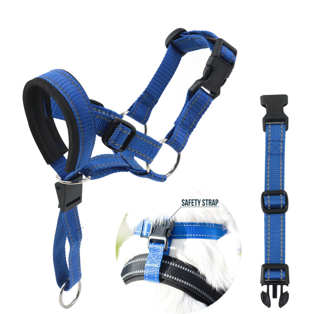 🐶 Nylon Dog Muzzle – Adjustable Rope Muzzle for Safe Pet Control 🐾
