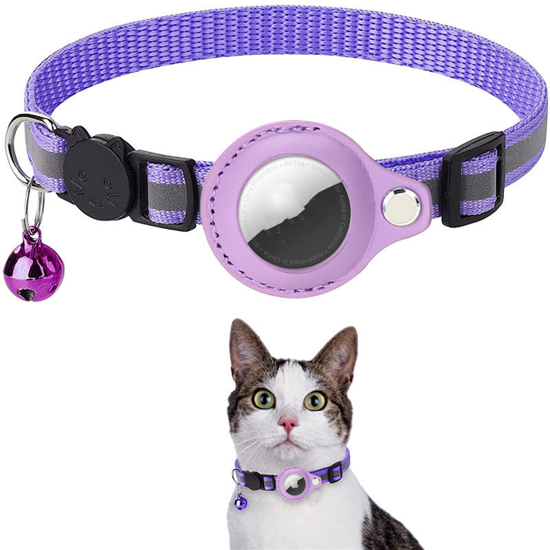 Milipet Reflective AirTag Pet Collar - Waterproof Nylon Protection