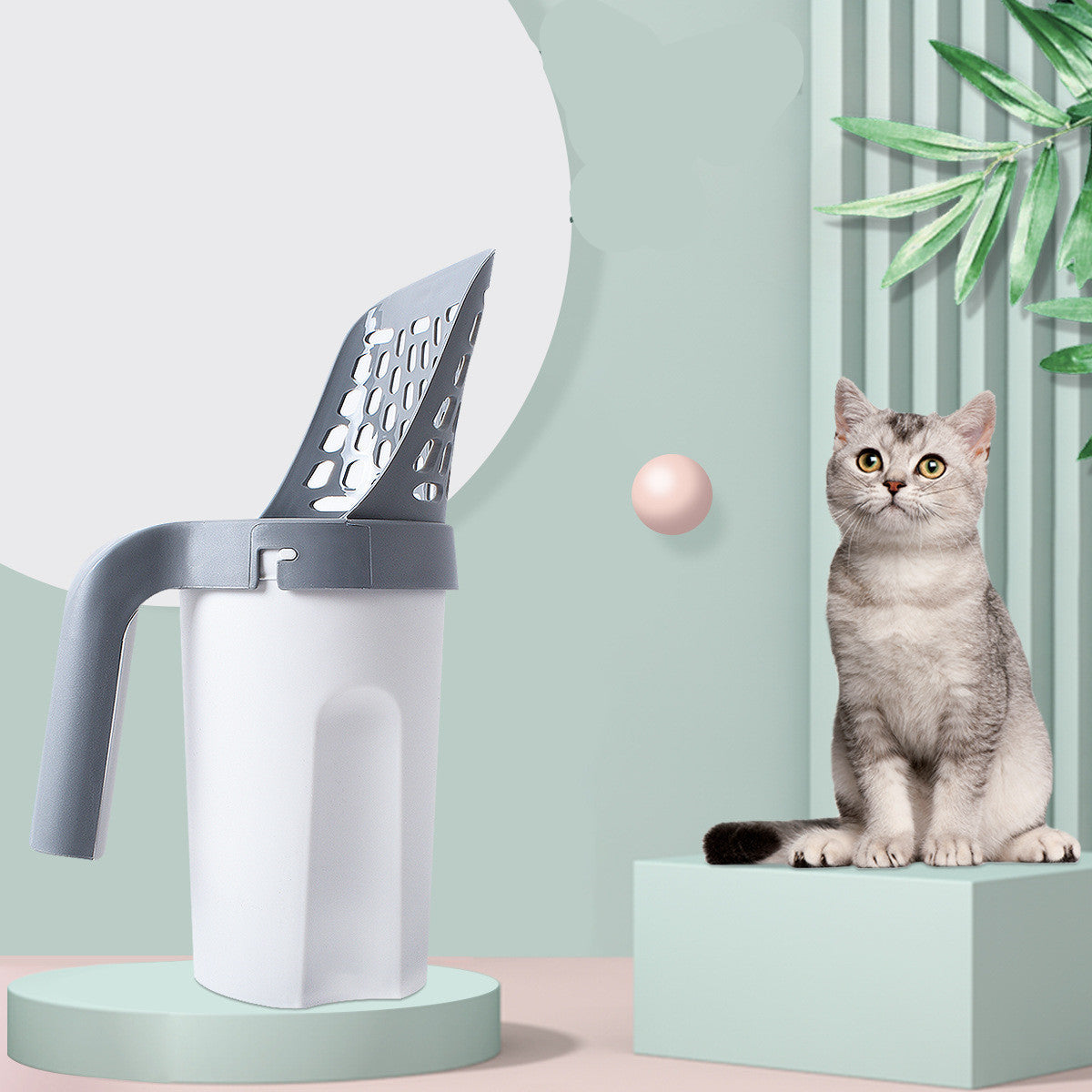 🐱 Plastic Cat Litter Scoop – Durable Hollow Sand Waste Shovel Cleaning Tool 🐾