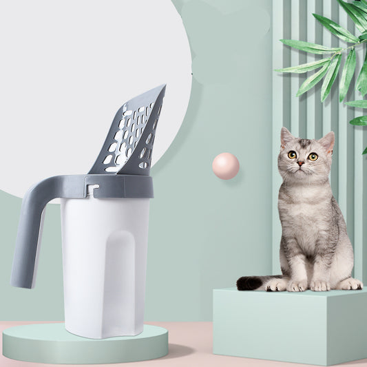 🐱 Plastic Cat Litter Scoop – Durable Hollow Sand Waste Shovel Cleaning Tool 🐾