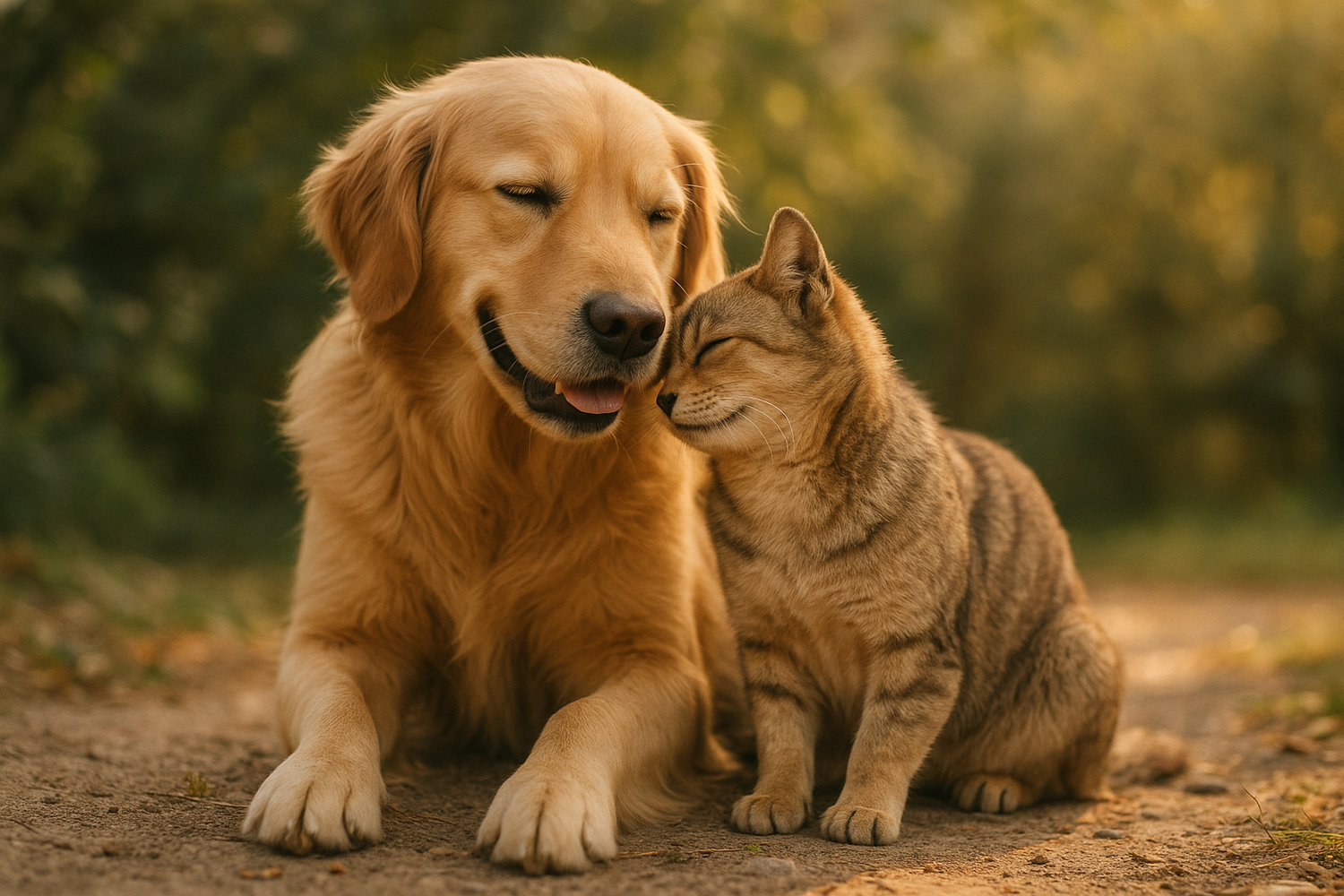 friend dog and cat